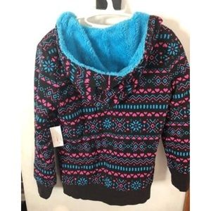 Girls jacket with hoodie Size XL (16)
